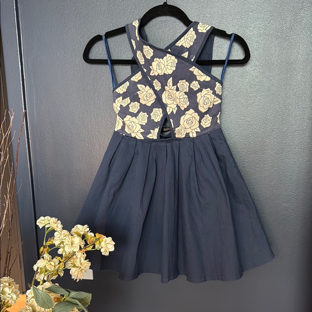 Floral Navy summer Dress
